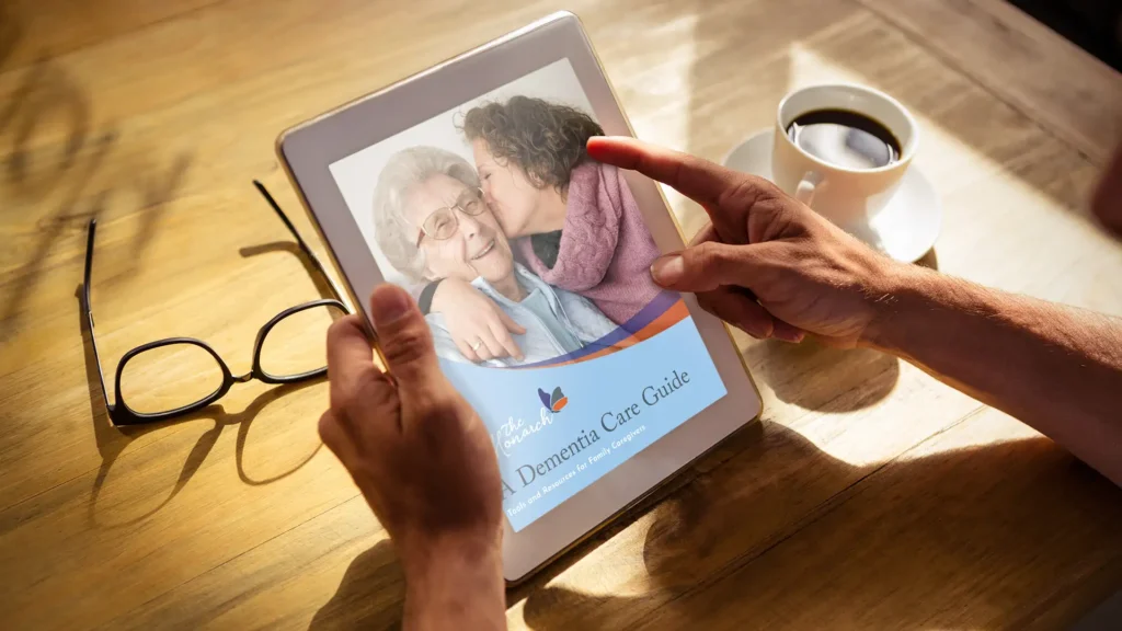 A Dementia Care Guide mockup